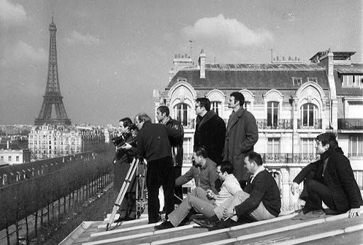 Nouvelle Vague filmmakers in Paris
